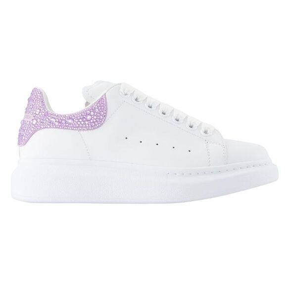 Oversized Sneakers - Alexander McQueen - Leather - Purple - Picture 1 of 2